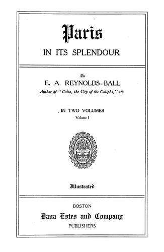 Paris in its splendour