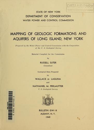 Mapping of geologic formations and aquifers of Long Island, New York