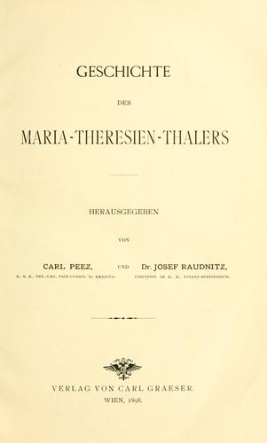 Geschichte des Maria-Theresienthalers