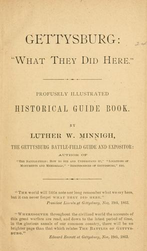 Gettysburg: "What they did here ... "