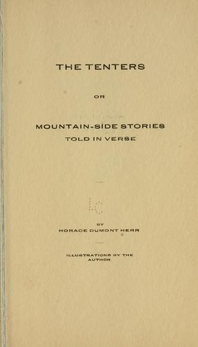 The tenters; or, Mountain-side stories told in verse