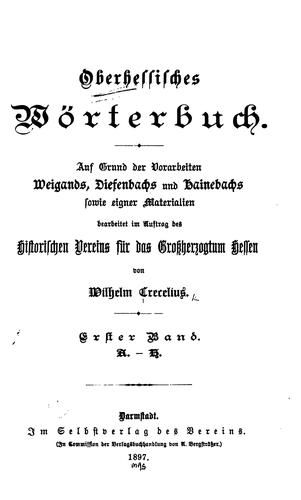 Oberhessisches Wörterbuch