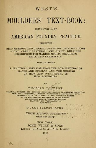 West's Moulders' text-book