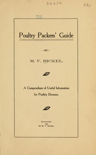Poultry packers' guide