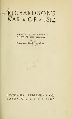 Richardson's War of 1812