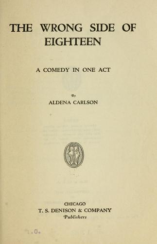 The wrong side of eighteen ...