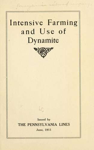 Intensive farming and use of dynamite