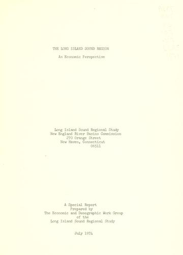 The Long Island Sound Region