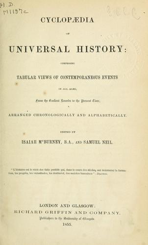 Cyclopaedia of universal history