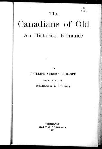 The Canadians of old