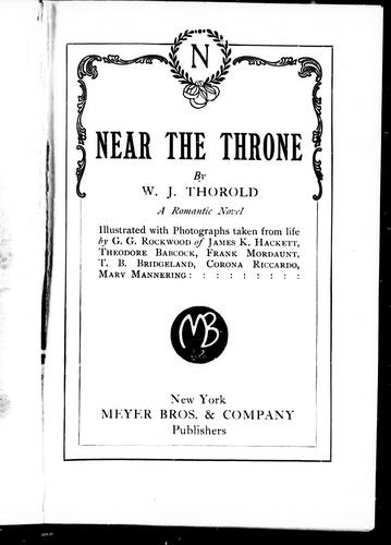 Discover 'Near the Throne' by Louie Barron, a captivating fantasy novel of adventure, self-discovery, and the quest for truth.