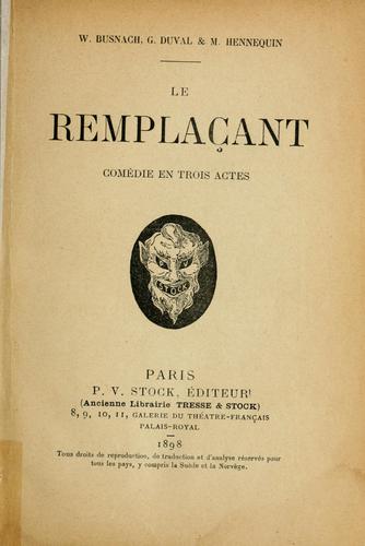 Le remplaçant