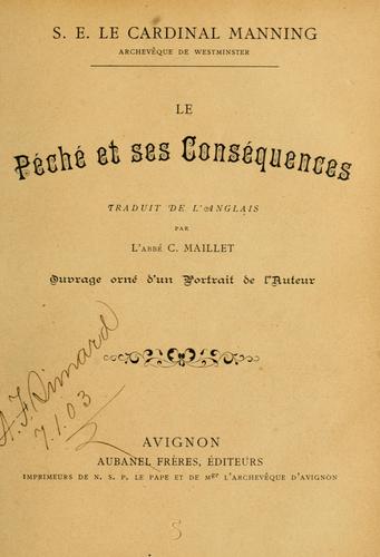 Le péché et ses conséquences