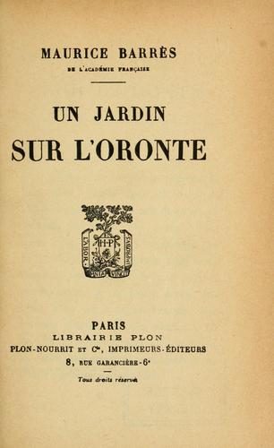 Un jardin sur l'Oronte.