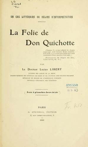 La folie de Don Quichotte