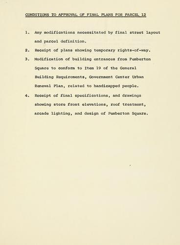 Government center; final drawings for office building on parcel 12 (phase 1).