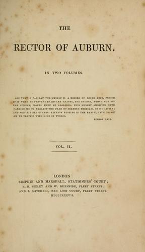 The rector of Auburn ...