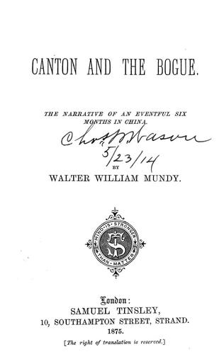 Canton and the Bogue