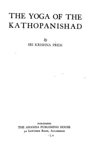 The yoga of the Kaṭhopanishad