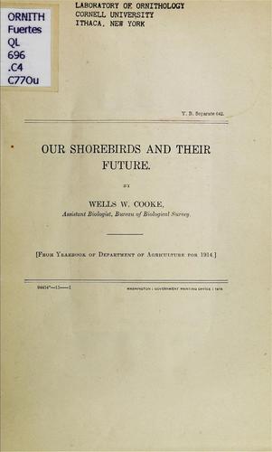 Our shorebirds and their future