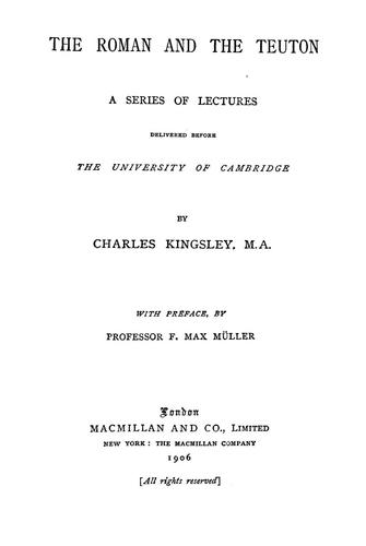 The Roman and the Teuton