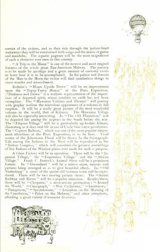 Pan-American Exposition, Buffalo, 1901, May 1 to November 1.