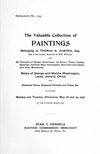 The valuable collection of paintings
