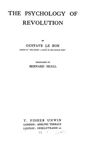 The psychology of revolution