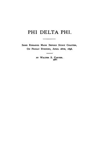 Phi Delta Phi