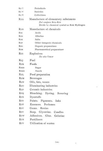 Expansive classification.