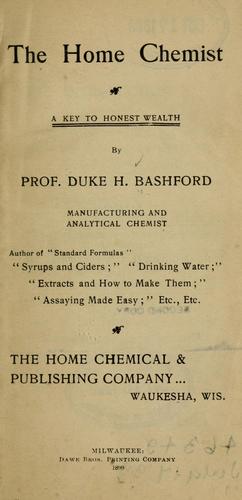 The home chemist