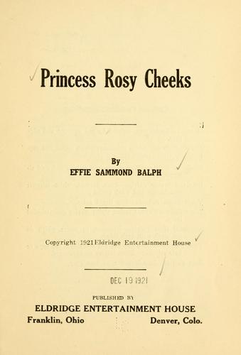 Princess Rosy cheeks.