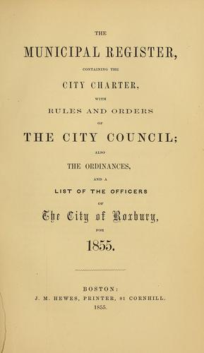 [City documents, 1847-1867]