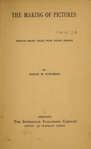 The making of pictures