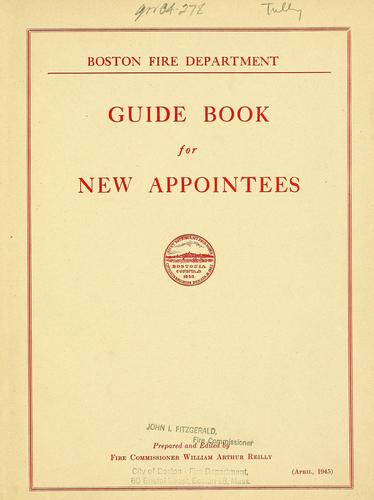 Guide book for new appointees.