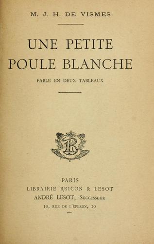 Une petite poule blanche