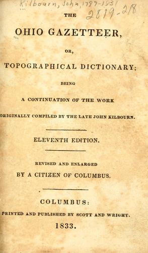The Ohio gazetteer, or a topographical dictionary