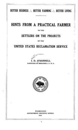 Better business. Better farming. Better living