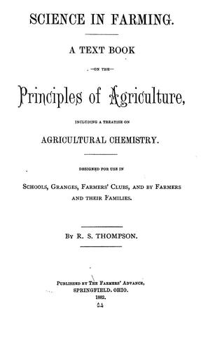 Science in farming