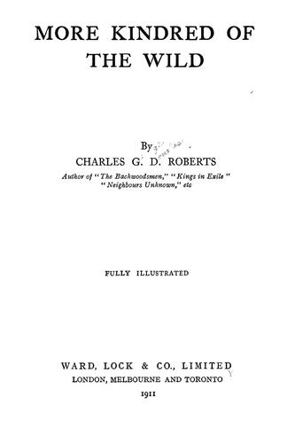 More kindred of the wild.