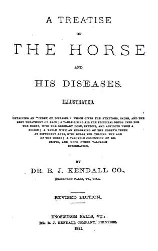 A treatise on the hourse and his diseases ...