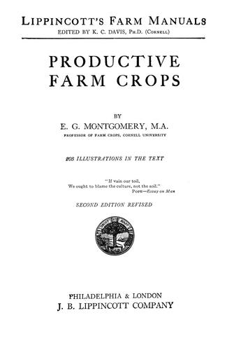 Productive farm crops