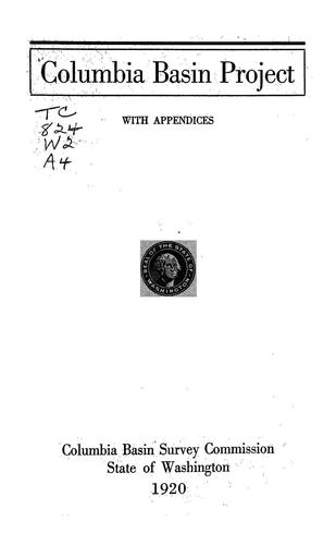 The Columbia basin irrigation project