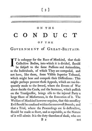 A discourse on the conduct of the government of Great-Britain, in respect to neutral nations, during the present war.