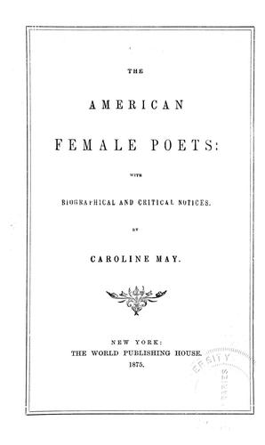 The American female poets