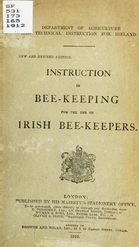 Instruction in bee-keeping for the use of Irish bee-keepers