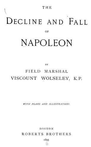 The decline and fall of Napoleon