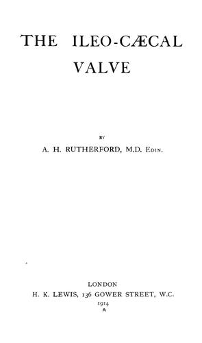 The Ileo-cæcal valve