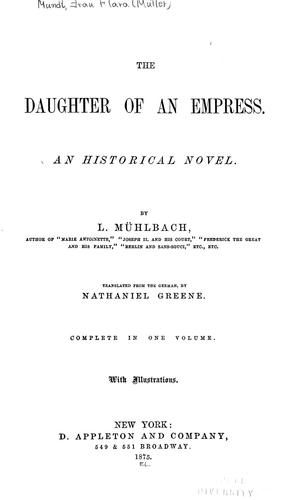 The daughter of an empress