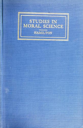 Studies in moral science